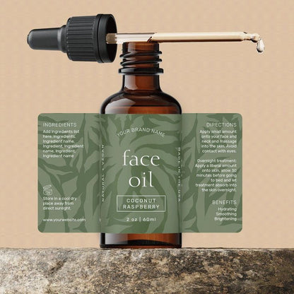 skincare products  custom labels