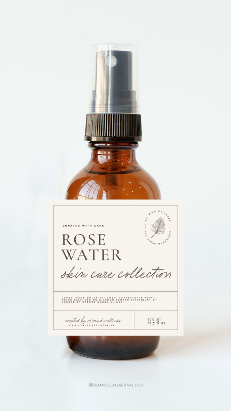 skincare products  custom labels